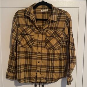 Zara plaid Flannel Buttondown